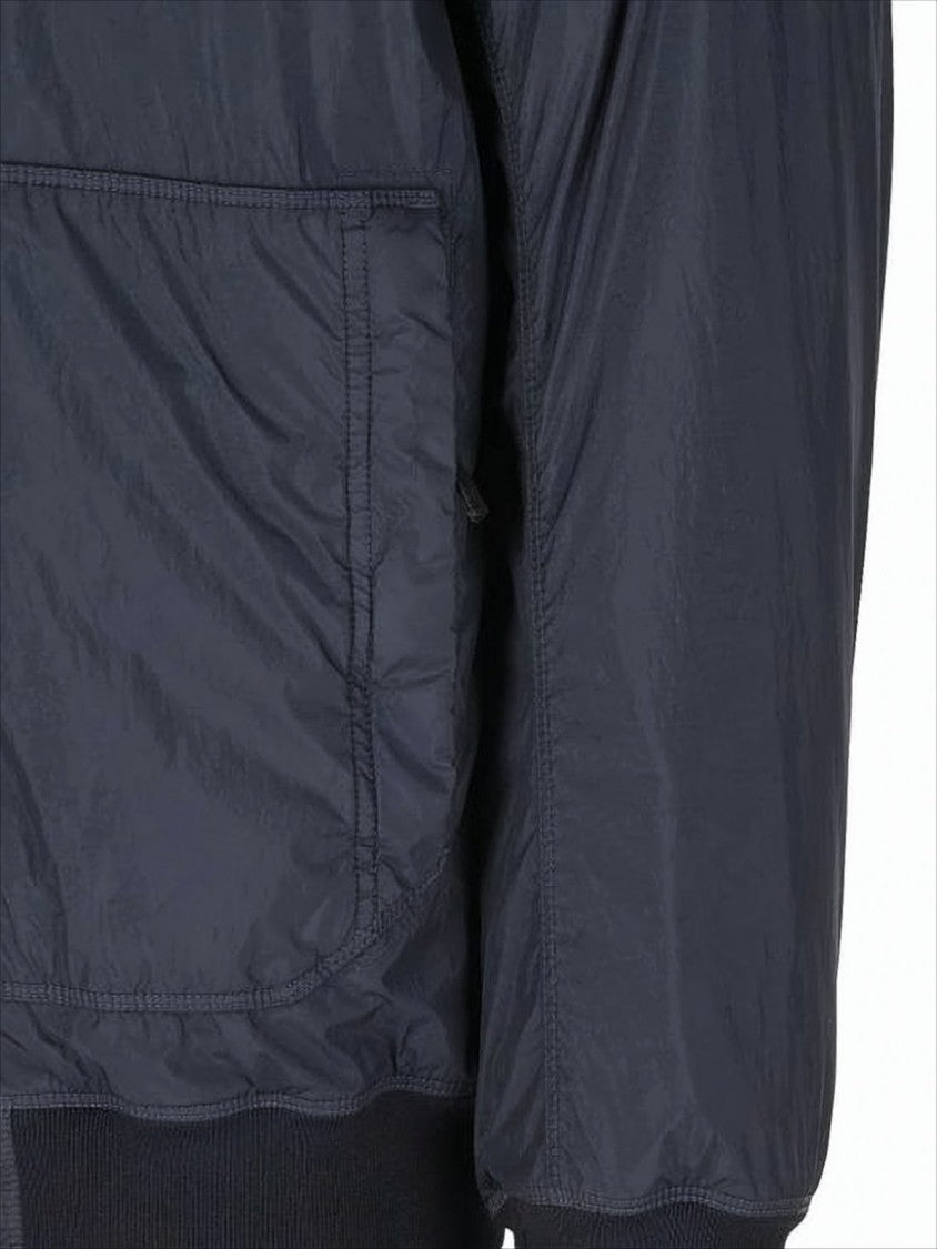 Stone Island Padded Jacket With High Collar And Front Zip By Stone Island