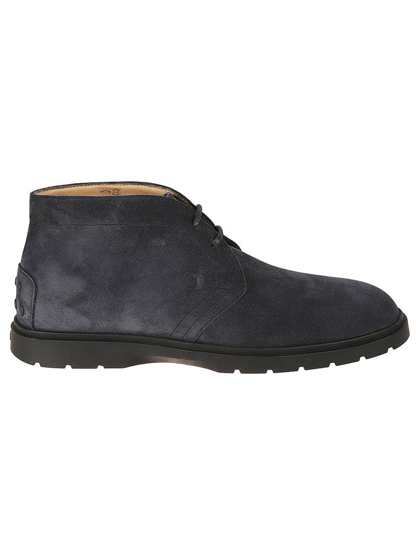 Tod's Suede Calfskin Flat Shoes