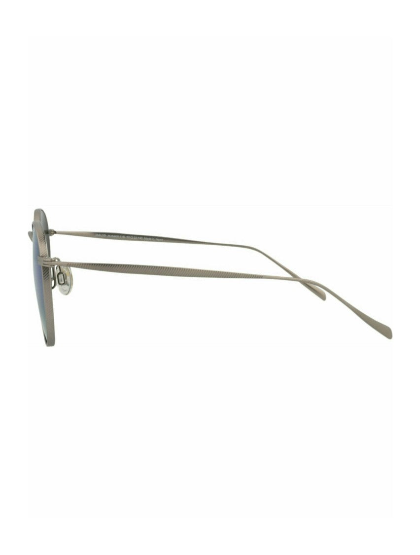 Maui Jim Round-Frame Titanium Sunglasses