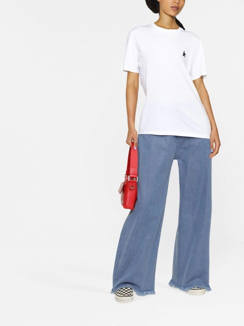 Golden Goose Star Graphic T-Shirt With Relaxed Silhouette