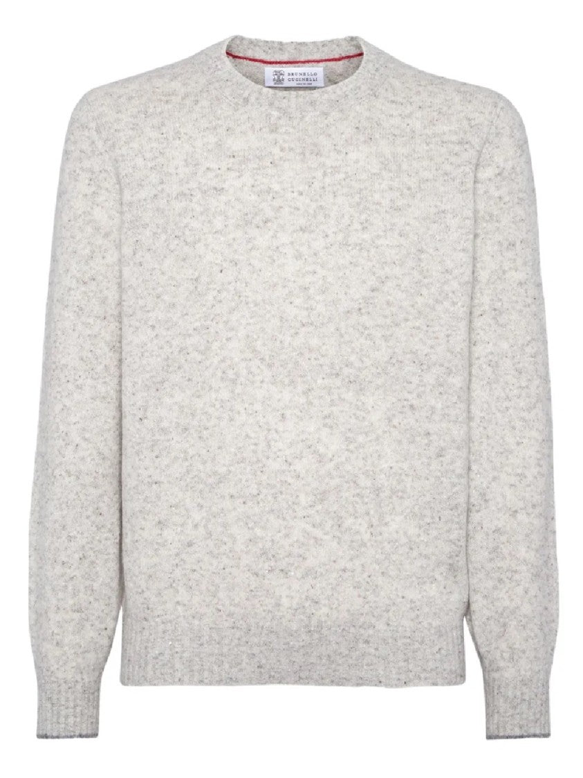 Brunello Cucinelli Classic Crew Neck Knit Sweater