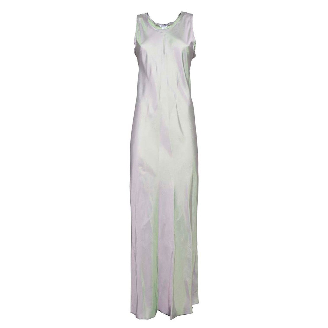 Aspesi Green Viscose Twill Slip Dress