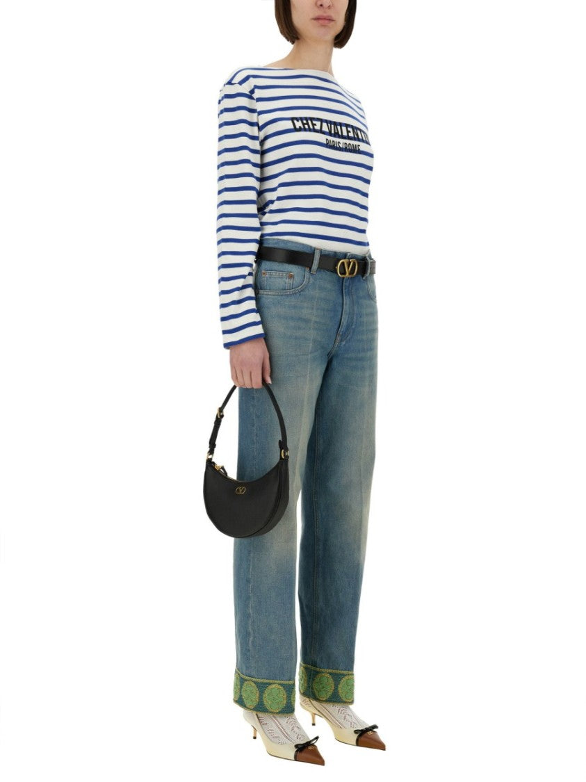 Valentino Cotton Long Sleeve T-Shirt