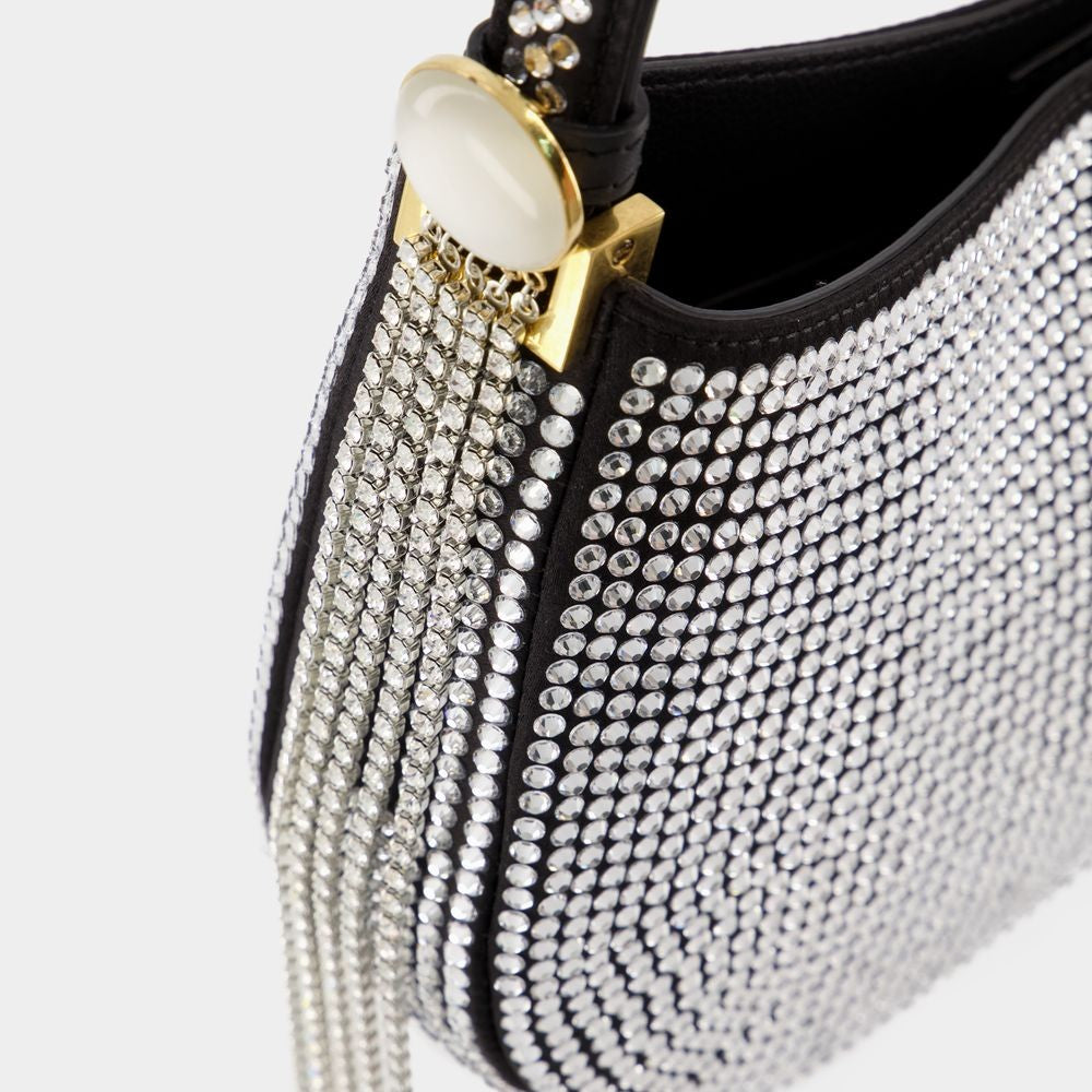 Magda Butrym Medium Vesna Hobo Bag - Black - Strass