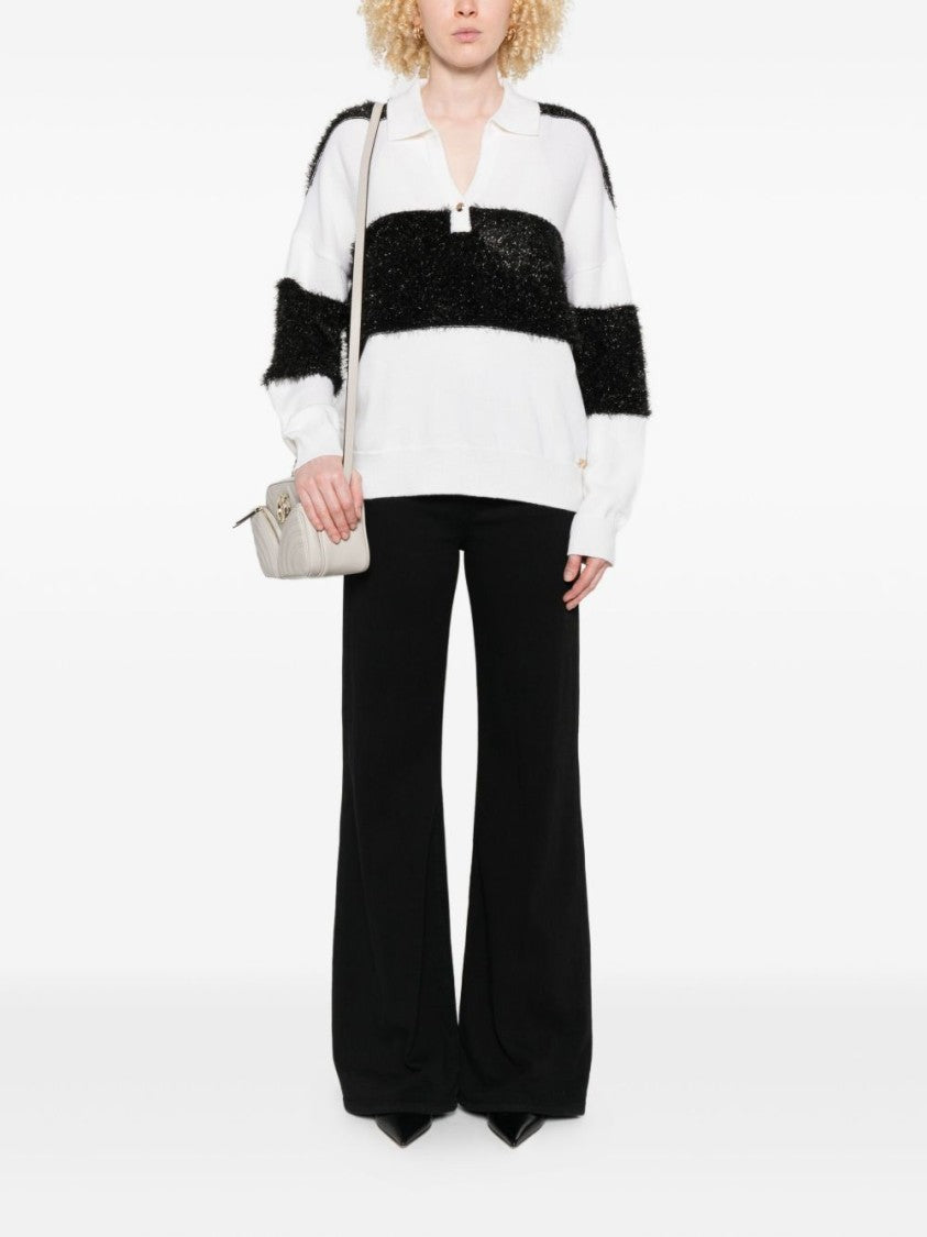 Dondup Wide-Leg Black Jeans With High Waist And Timeless Design