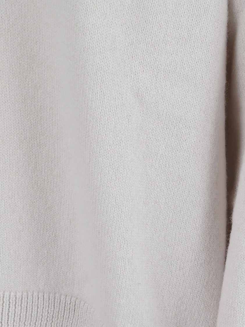 Antonelli Relaxed Fit Deep V-Neck Knit Top