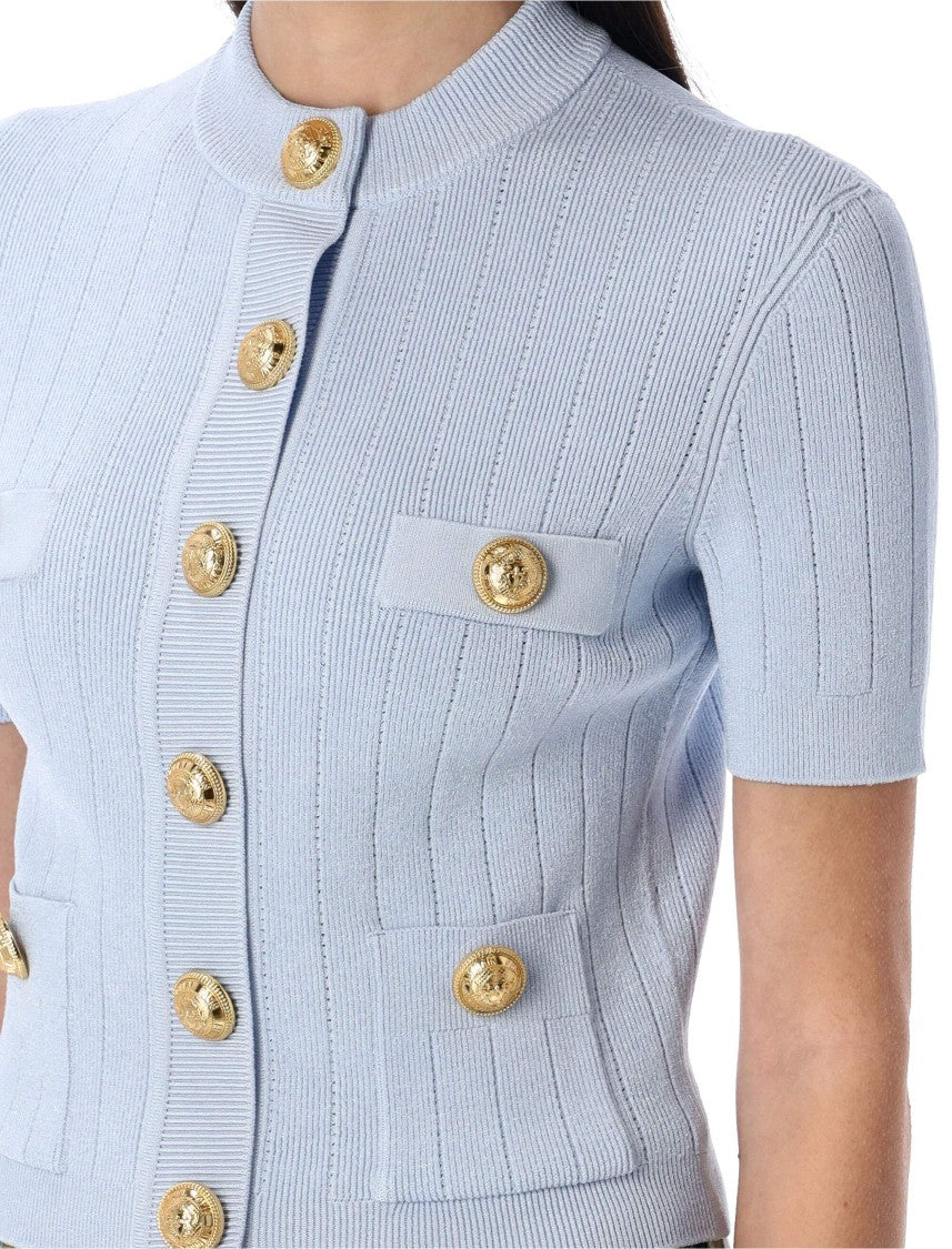 Balmain Knit Mc Btn Sweaters