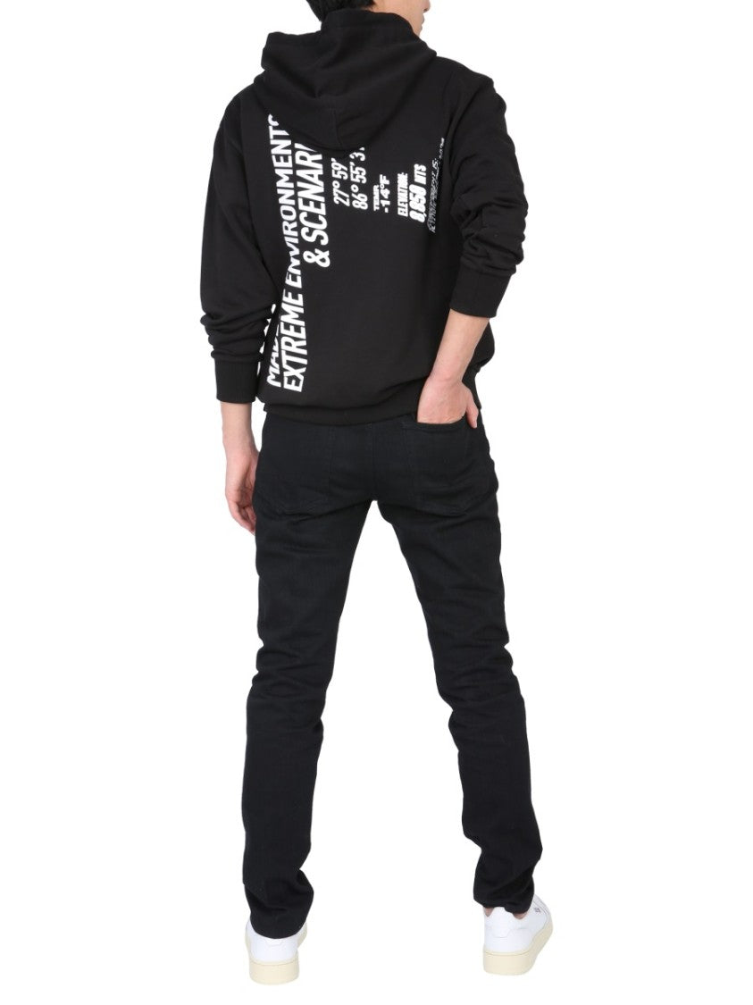 Ih Nom Uh Nit Graphic Mountain Hoodie With Drawstring