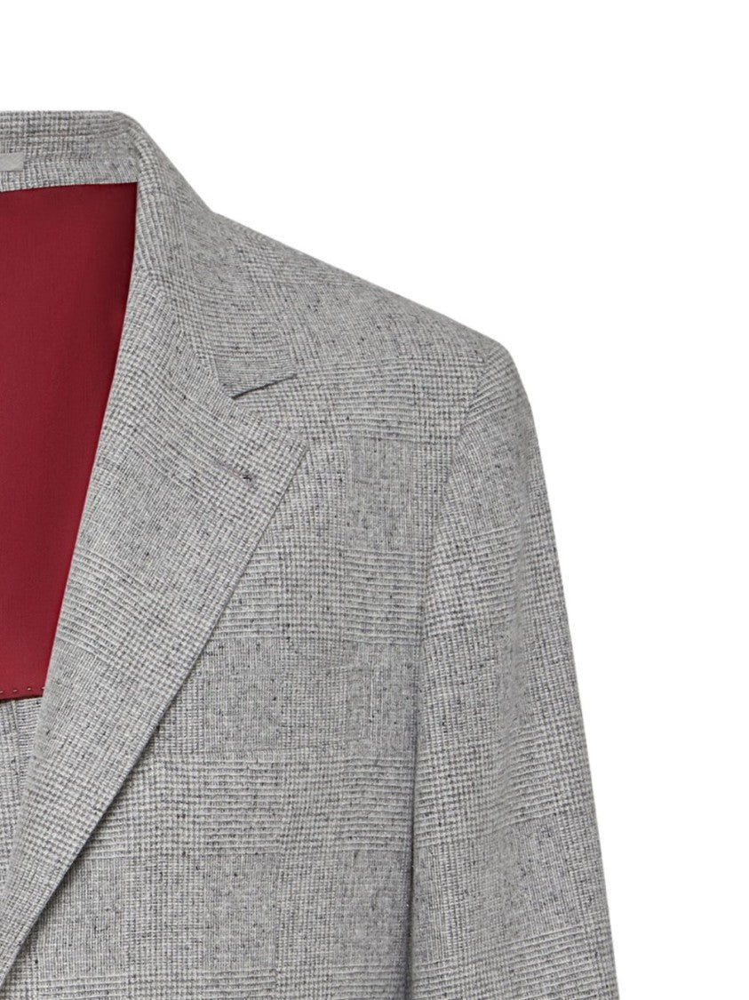 Brunello Cucinelli Deconstructed Grey Blazer