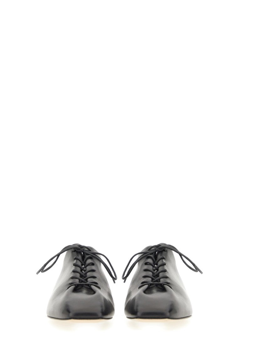 Aeydē "Isla" Black Lace-Up Shoe