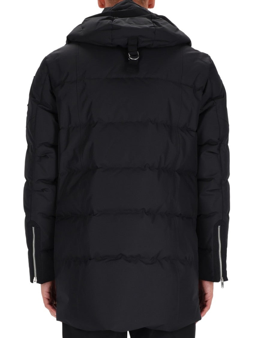 Moose Knuckles Padded Quilted Black Coat