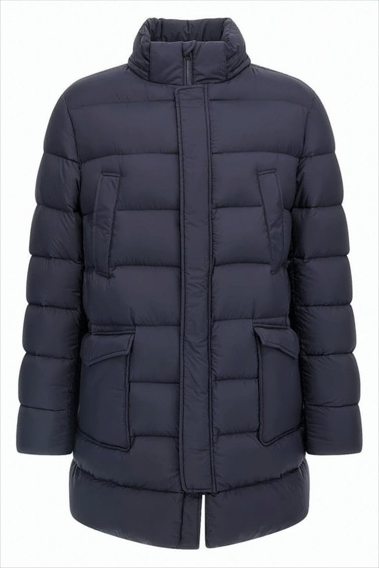 Herno Quilted Padded Down Jacket With Detachable Hood