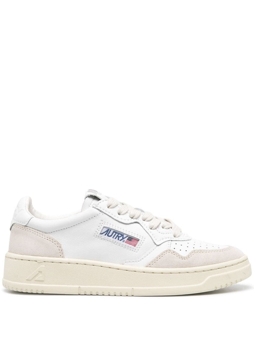 Autry Low-Top White Sneakers Crafted From Smooth