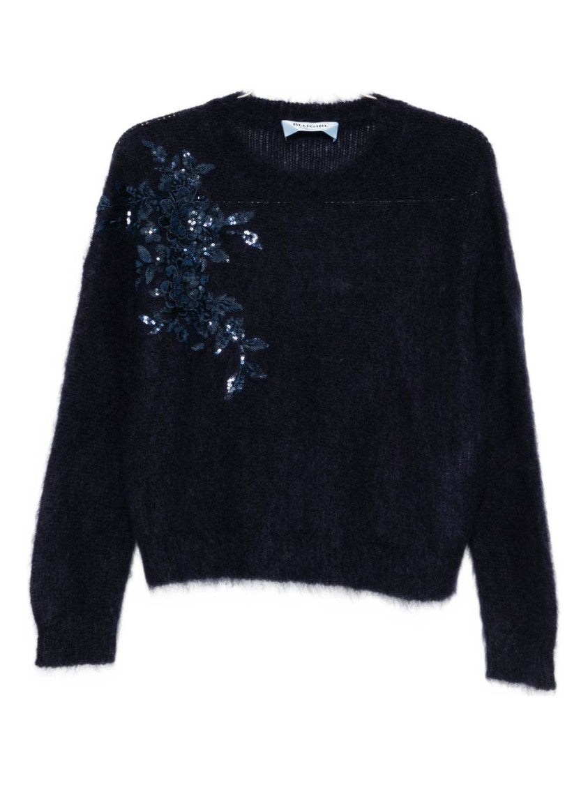 Blugirl Relaxed Fit Merino Wool Blend Sweater