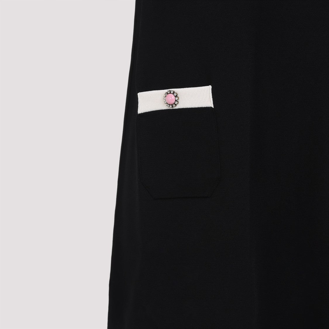 Valentino Black Acetate Mini Dress