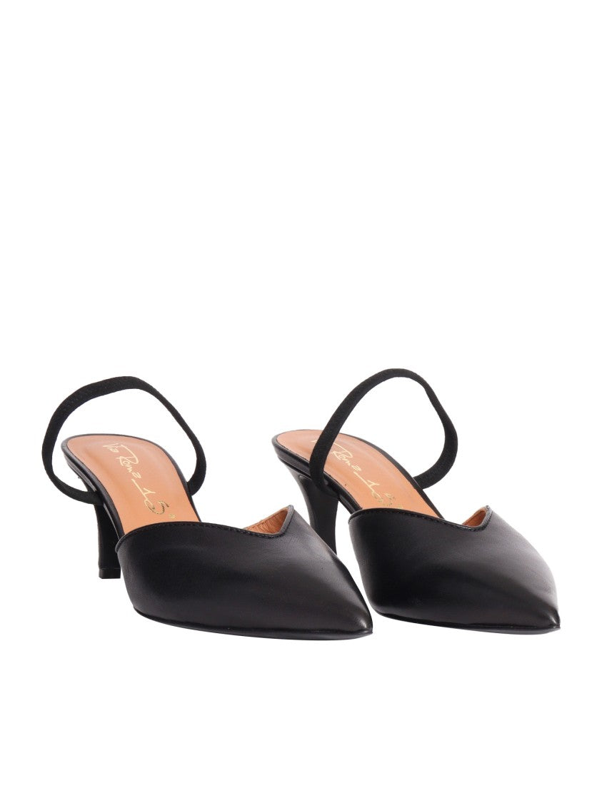 Via Roma 15 Chanel Slingback Pumps With Strap