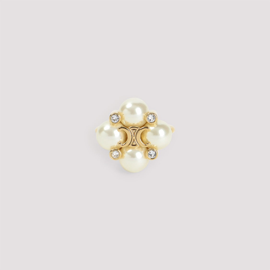 Celine Gold Brass Ring