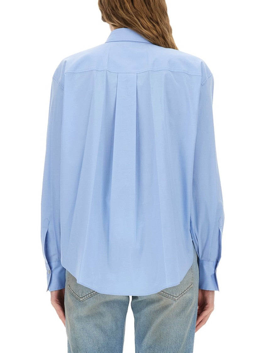 Brunello Cucinelli "Shiny Flap Detail" Shirt