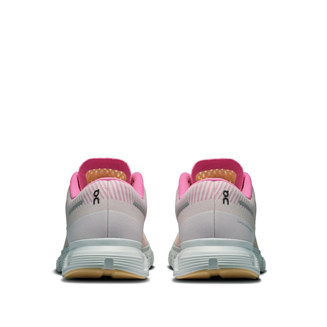 On Vibrant Gradient Sneakers With Cushioned Sole