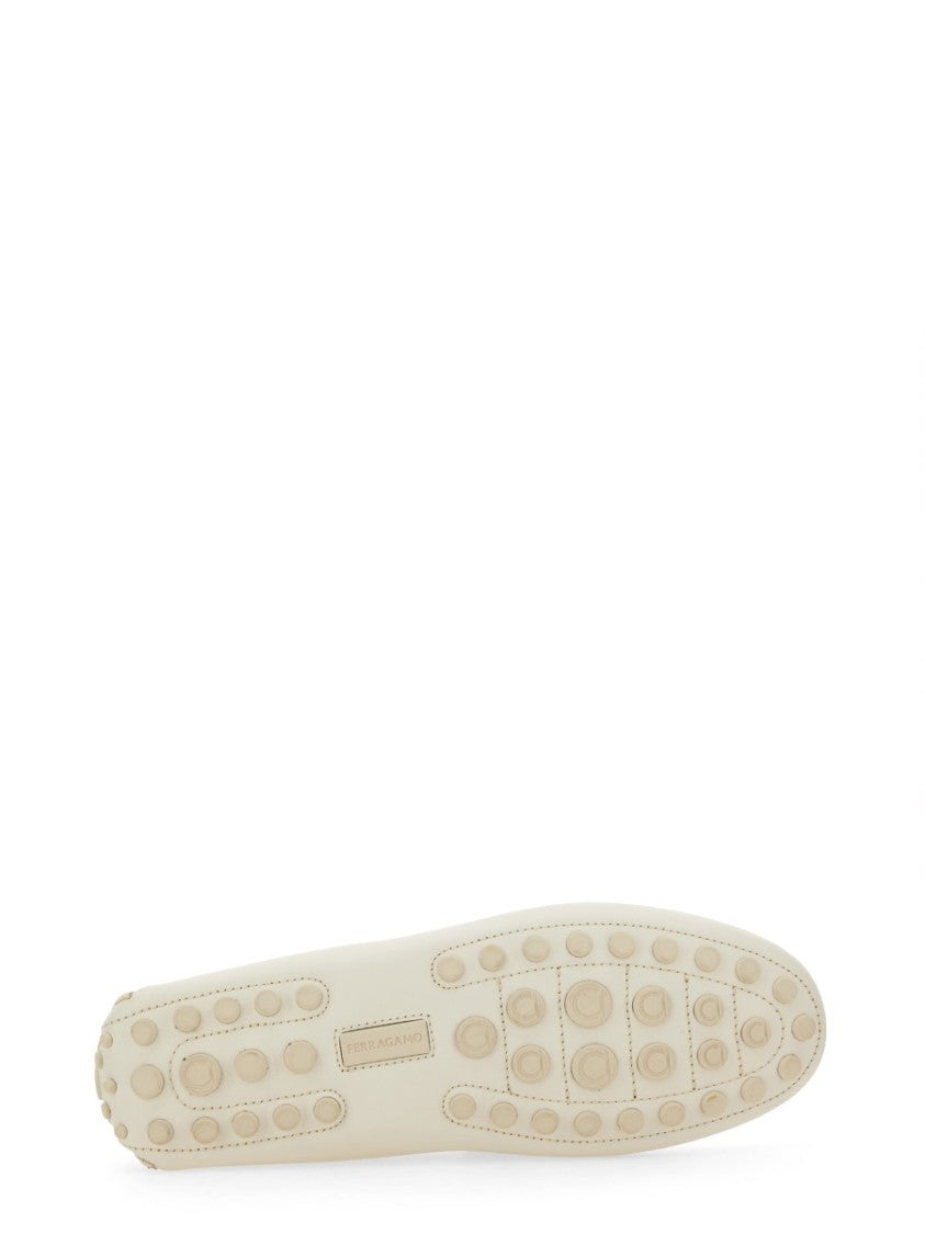 Ferragamo Moccasin With Gancini Ornament