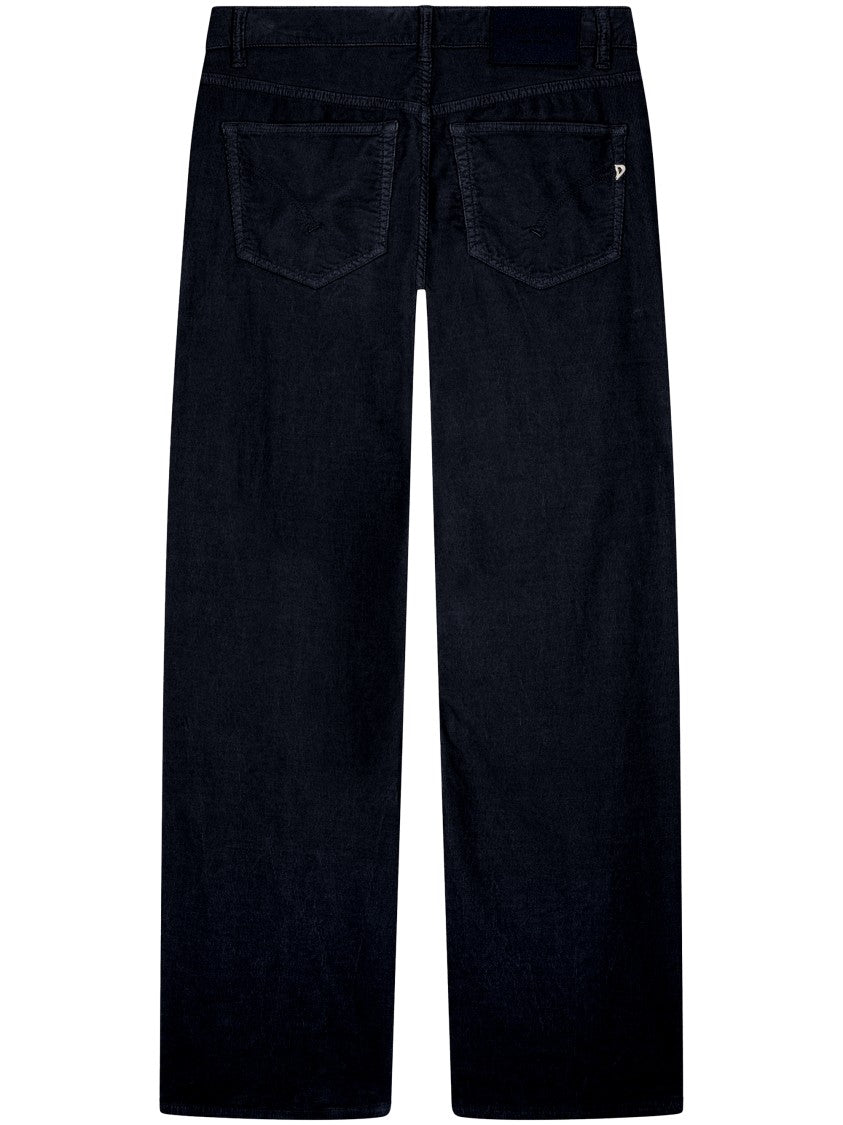 Dondup Straight Leg Trousers With Tailored Fit