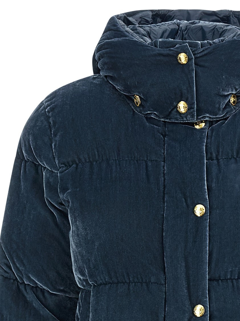 Elisabetta Franchi Velvet Down Jacket