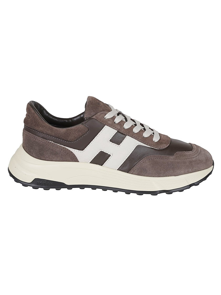 Hogan H563 Low-Top Sneakers With Suede