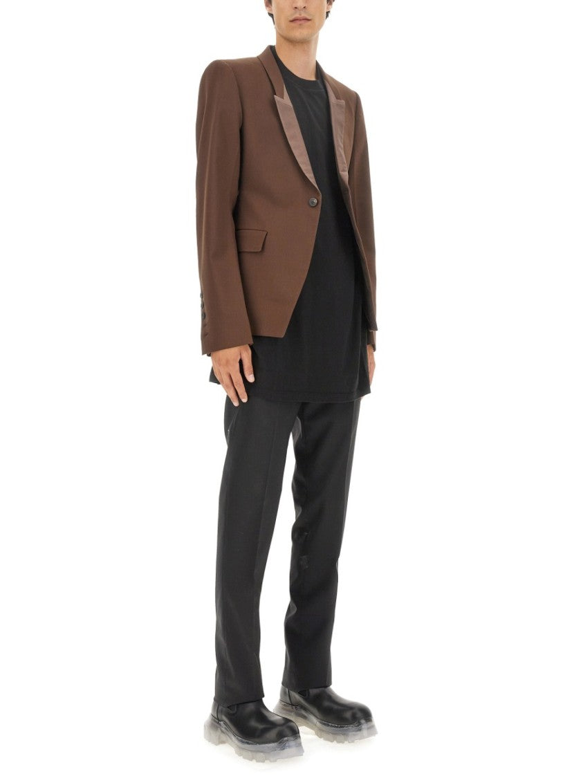 Rick Owens Single-Breasted Jacket