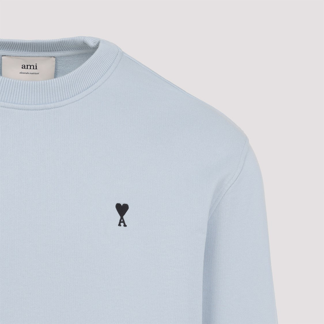 Ami Classic Crew Neck Cotton Sweatshirt