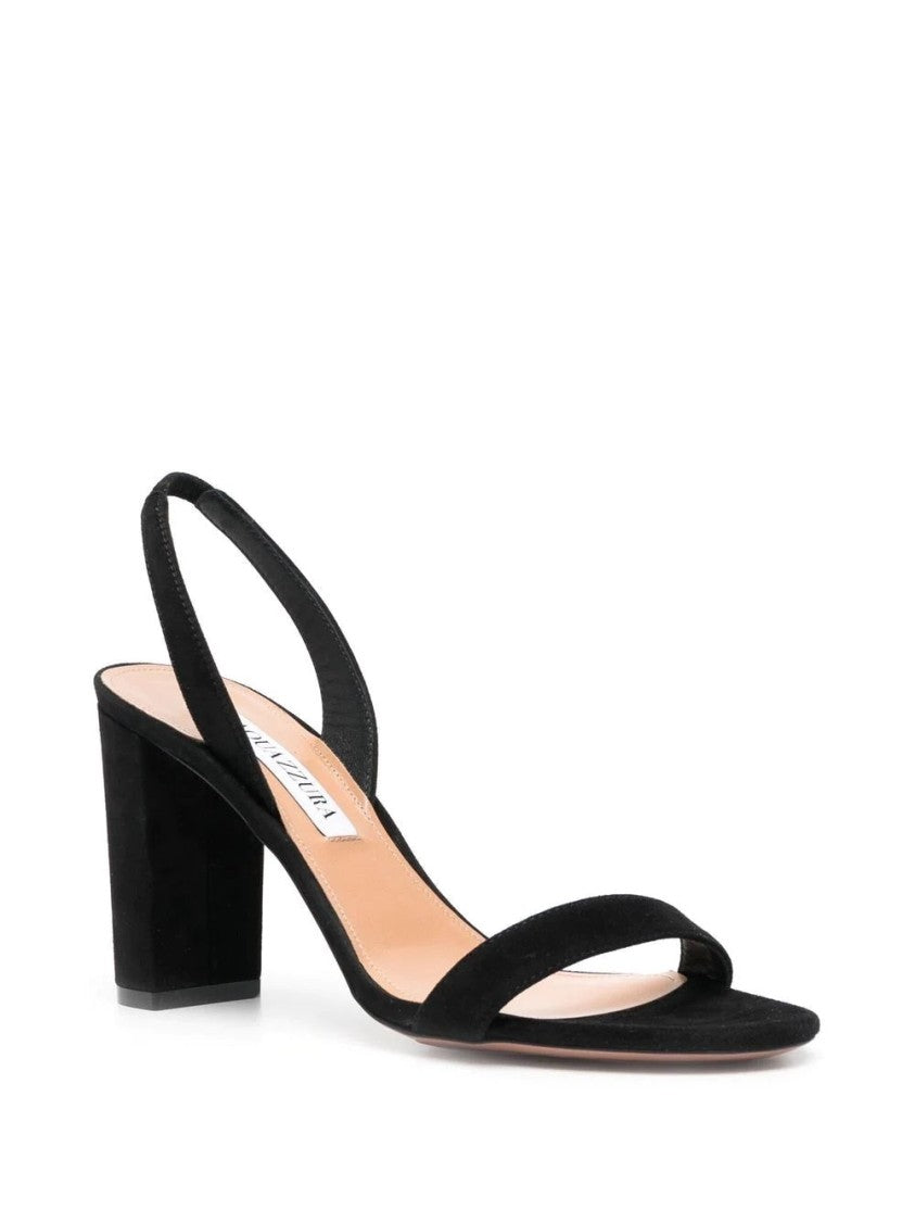 Aquazzura So Nude Block Sandal 85