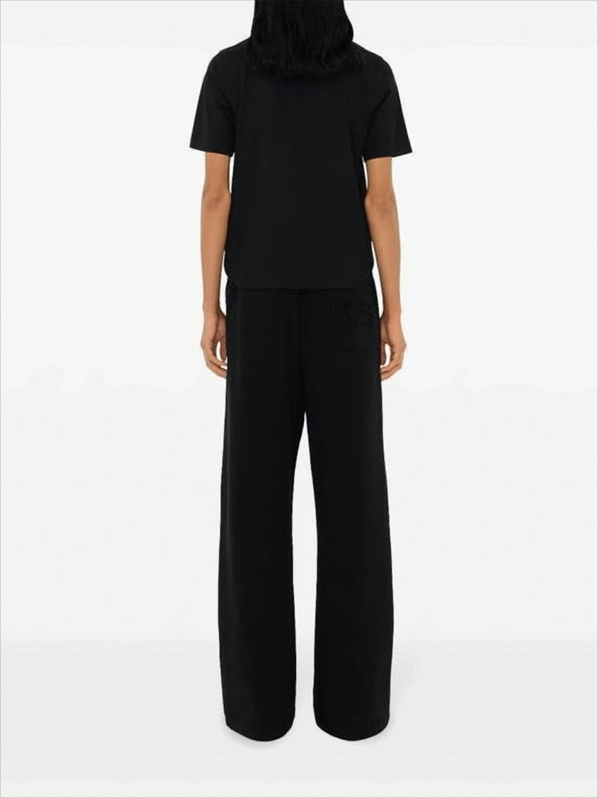 Burberry Black Cropped T-Shirt