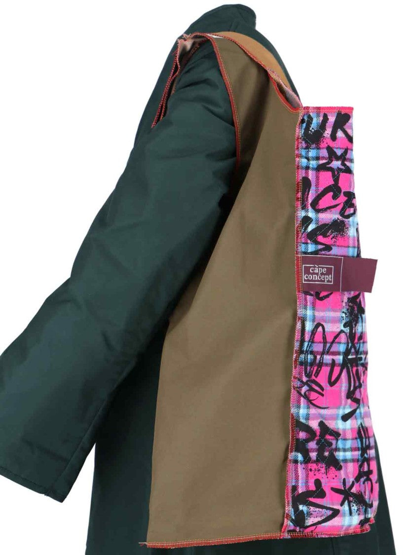 Càpe Middle Coat – Green