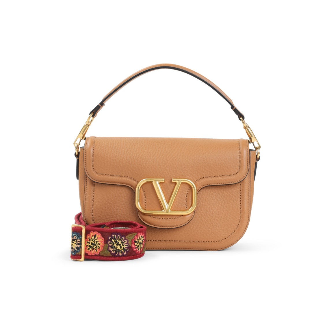 Valentino Garavani Calf Leather Shoulder Bag