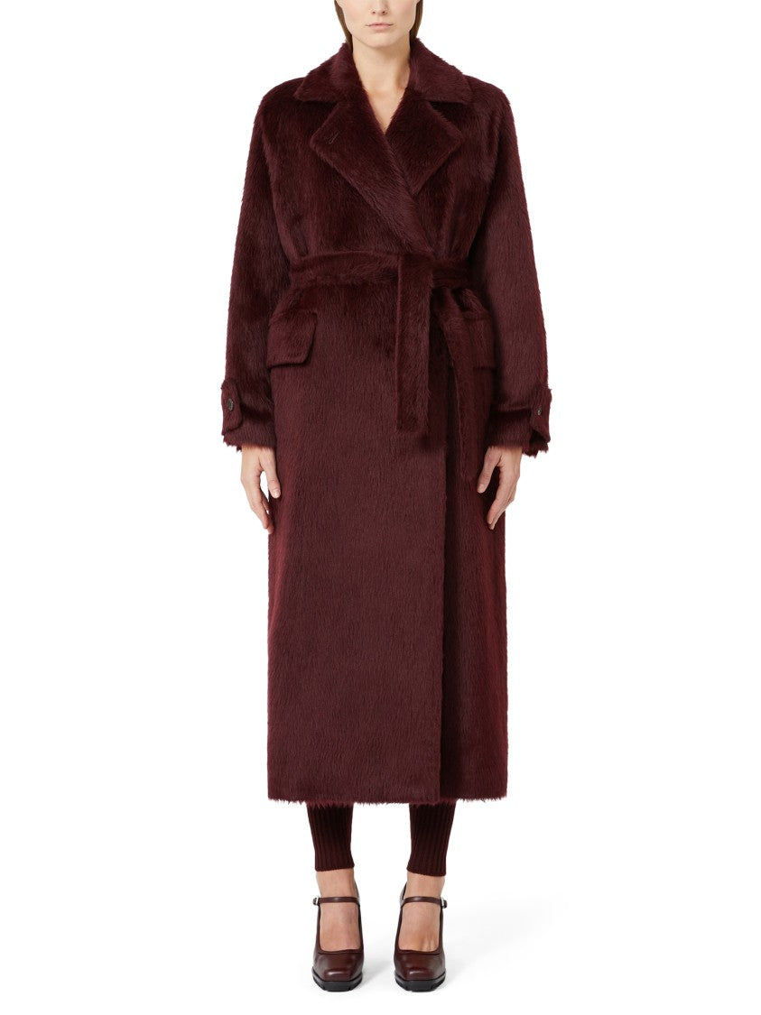 Max Mara Alpaca And Virgin Wool Blend Coat