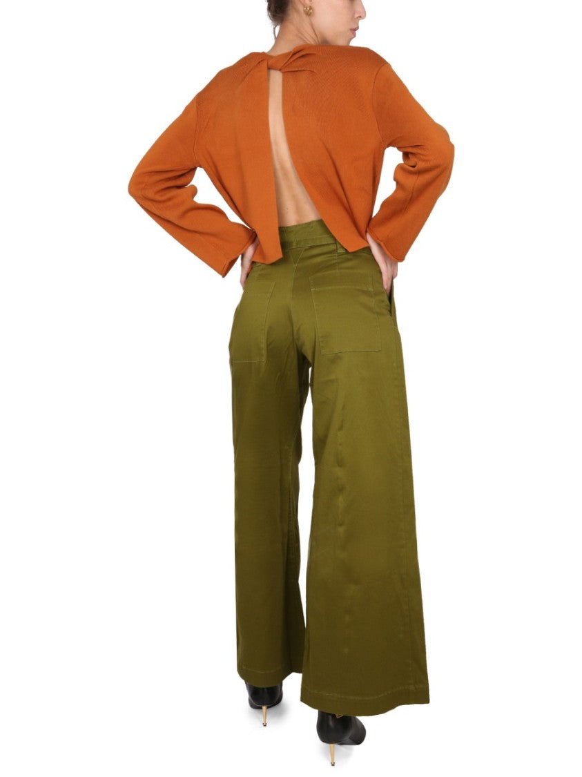 Proenza Schouler X White Label Silk Blend Knit Top