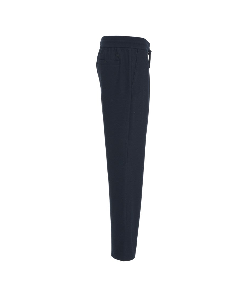 Herno Straight-Cut Joggers With Adjustable Drawstring