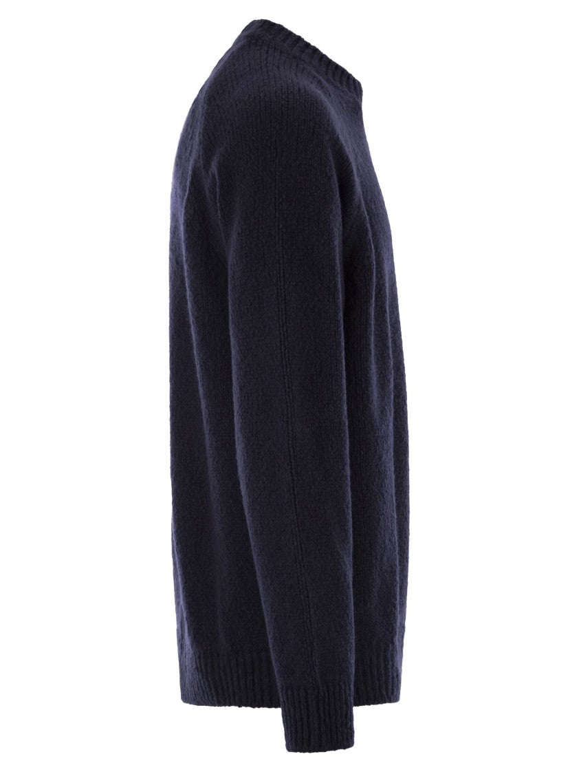 Stone Island Round Neck Jumper With Raglan Sleeves