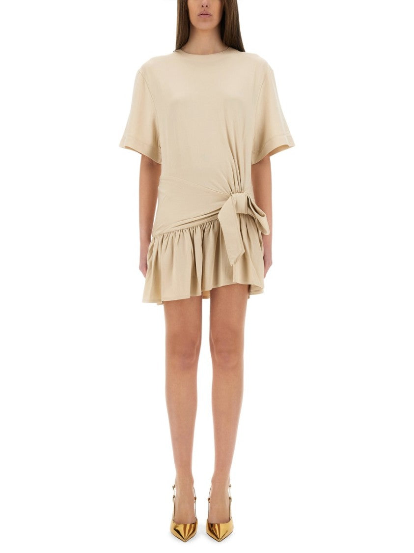 Rabanne Mini Dress With Playful Bow Detail
