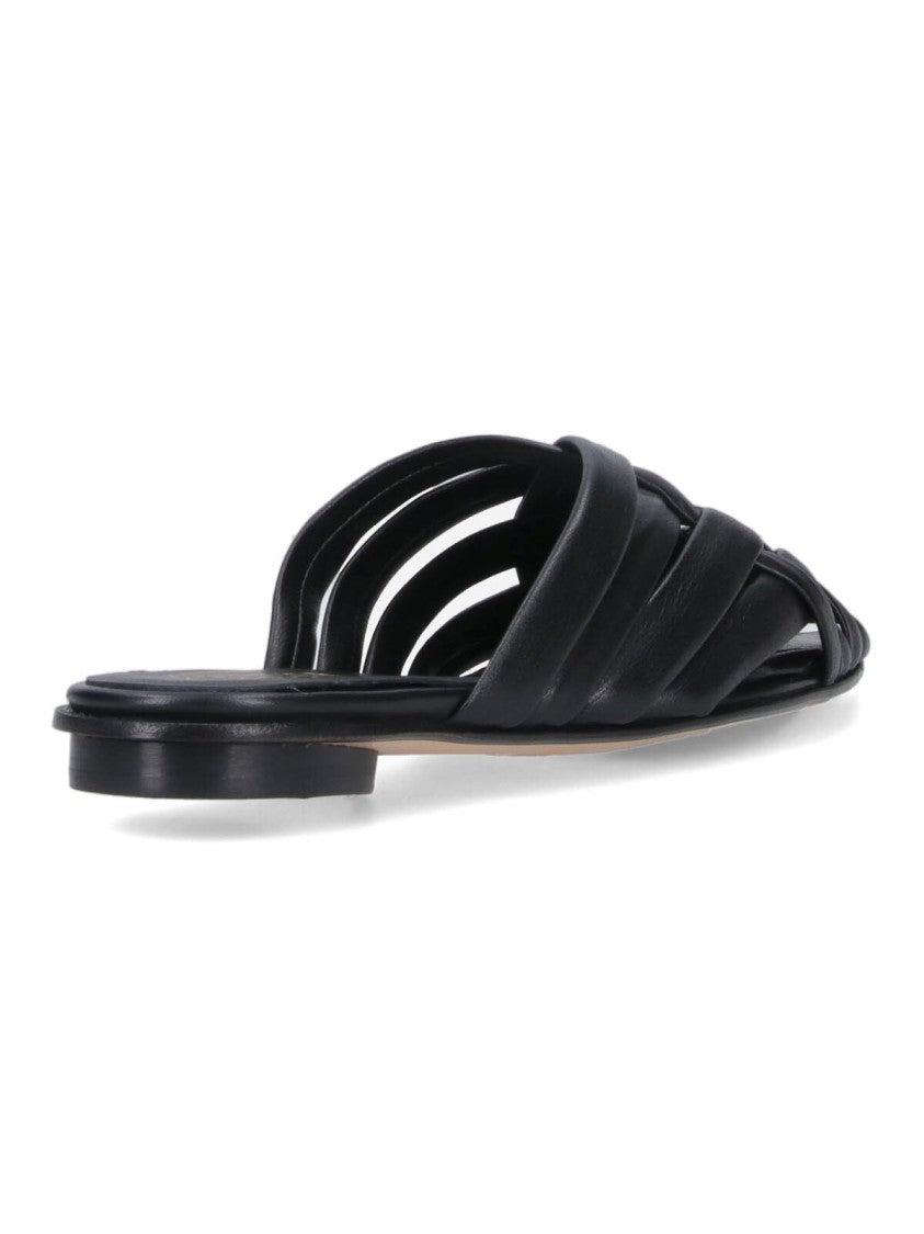Alexander Hotto Woven Sandals – Black