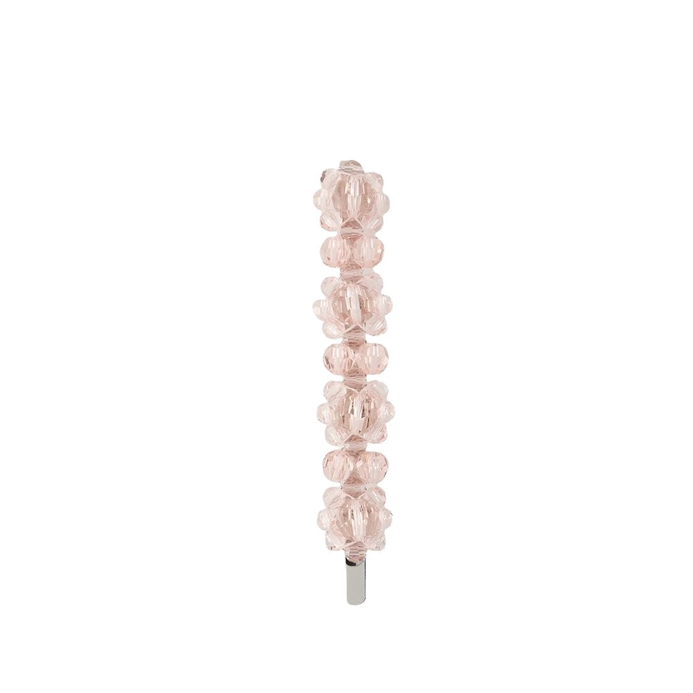 Simone Rocha Flower Hair Clip - Brass - Pink