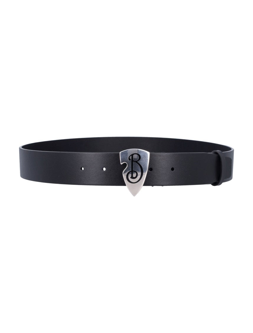 Burberry Mb B Shield Plaque 35 Slt Belt
