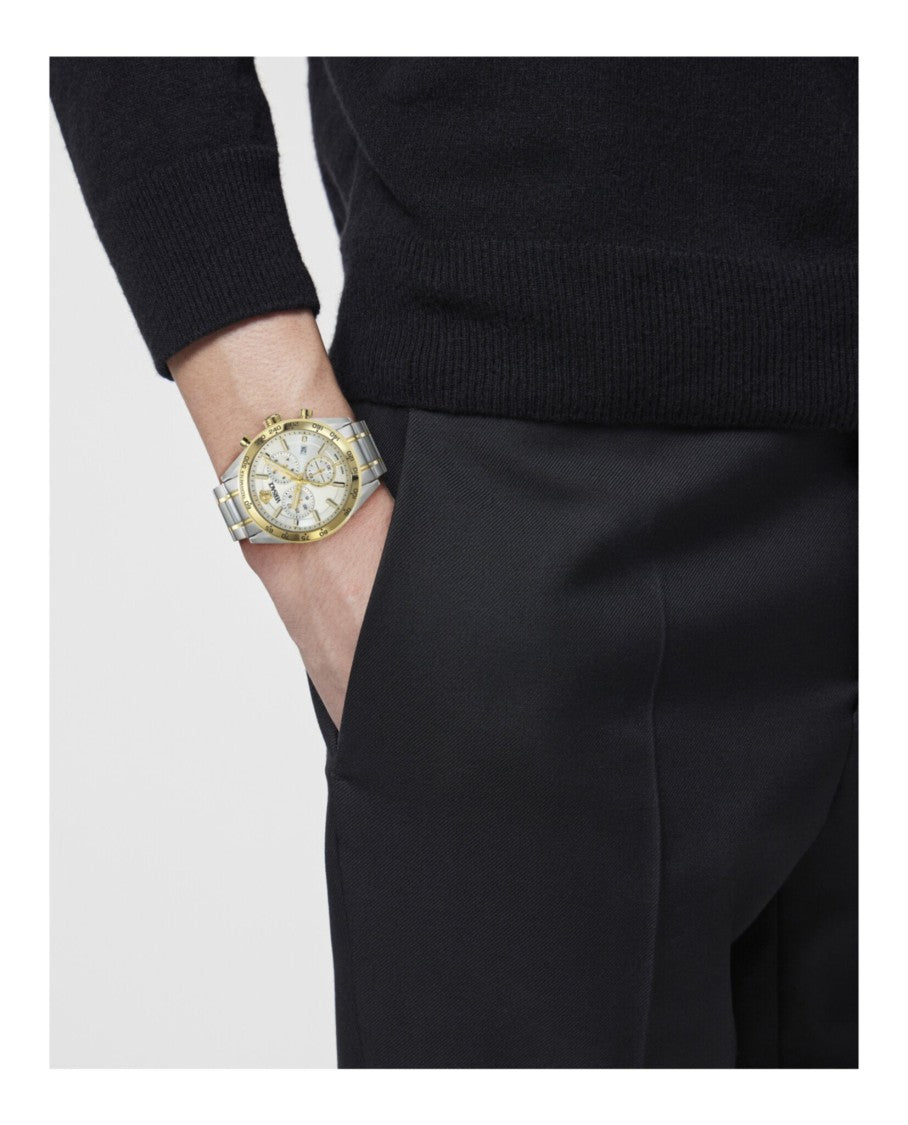 Versace V-Code Chrono Bracelet Watch
