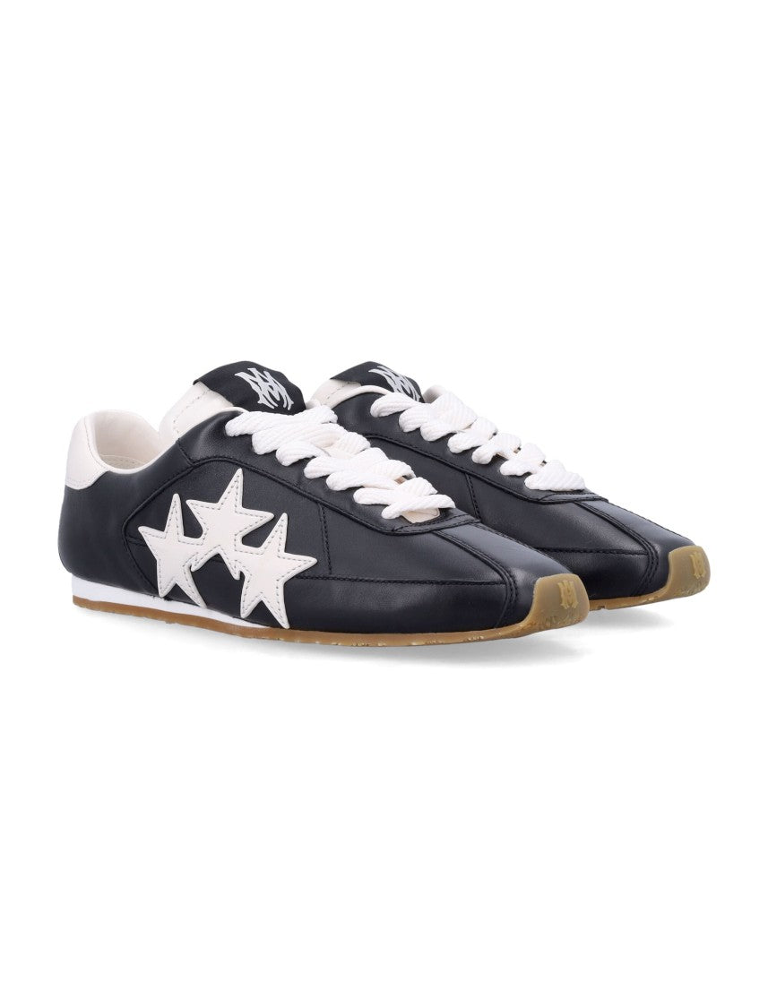 Amiri Pacific Slim Black Leather Sneakers