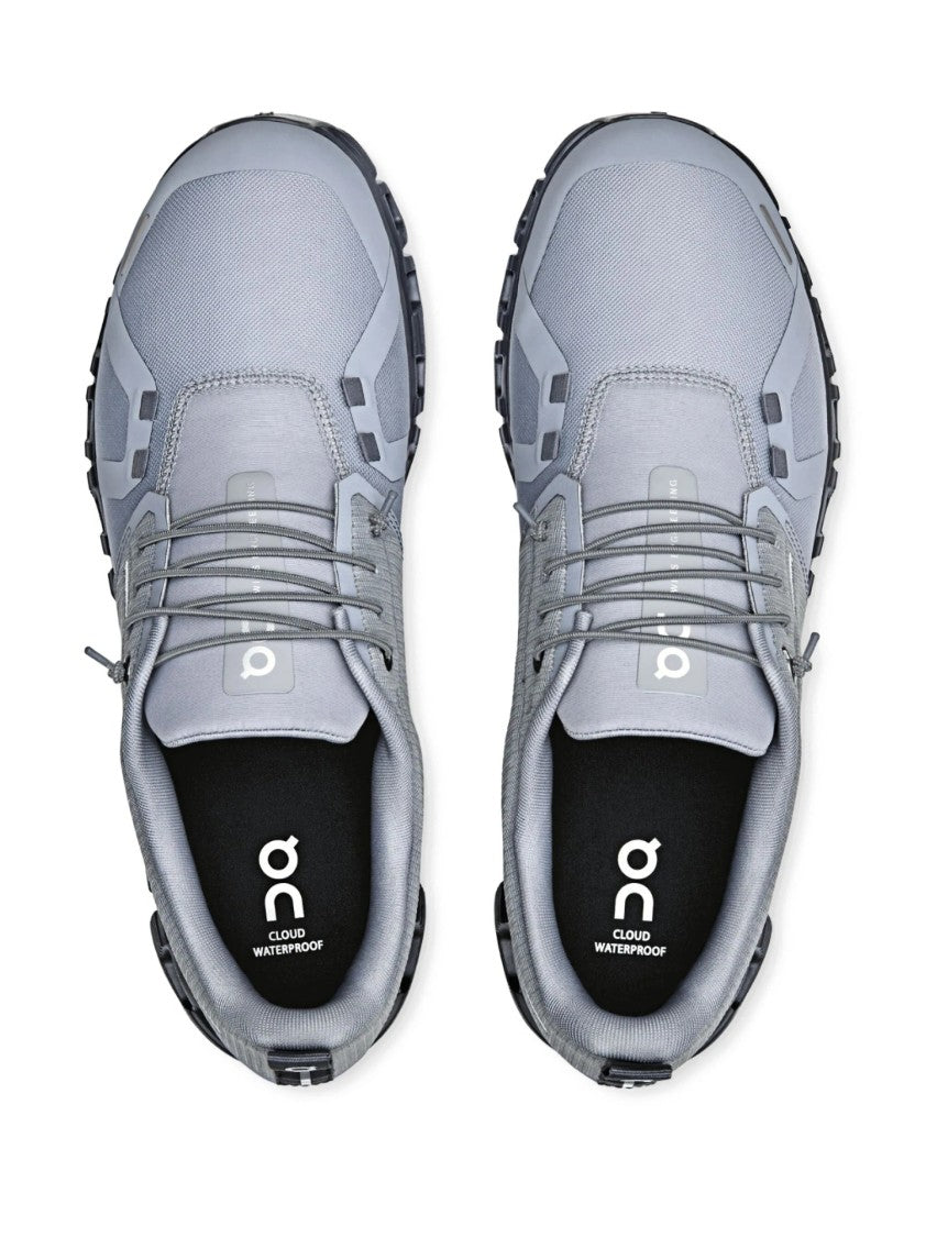 On Textured Grey Sneakers With Streamlined Silhouette