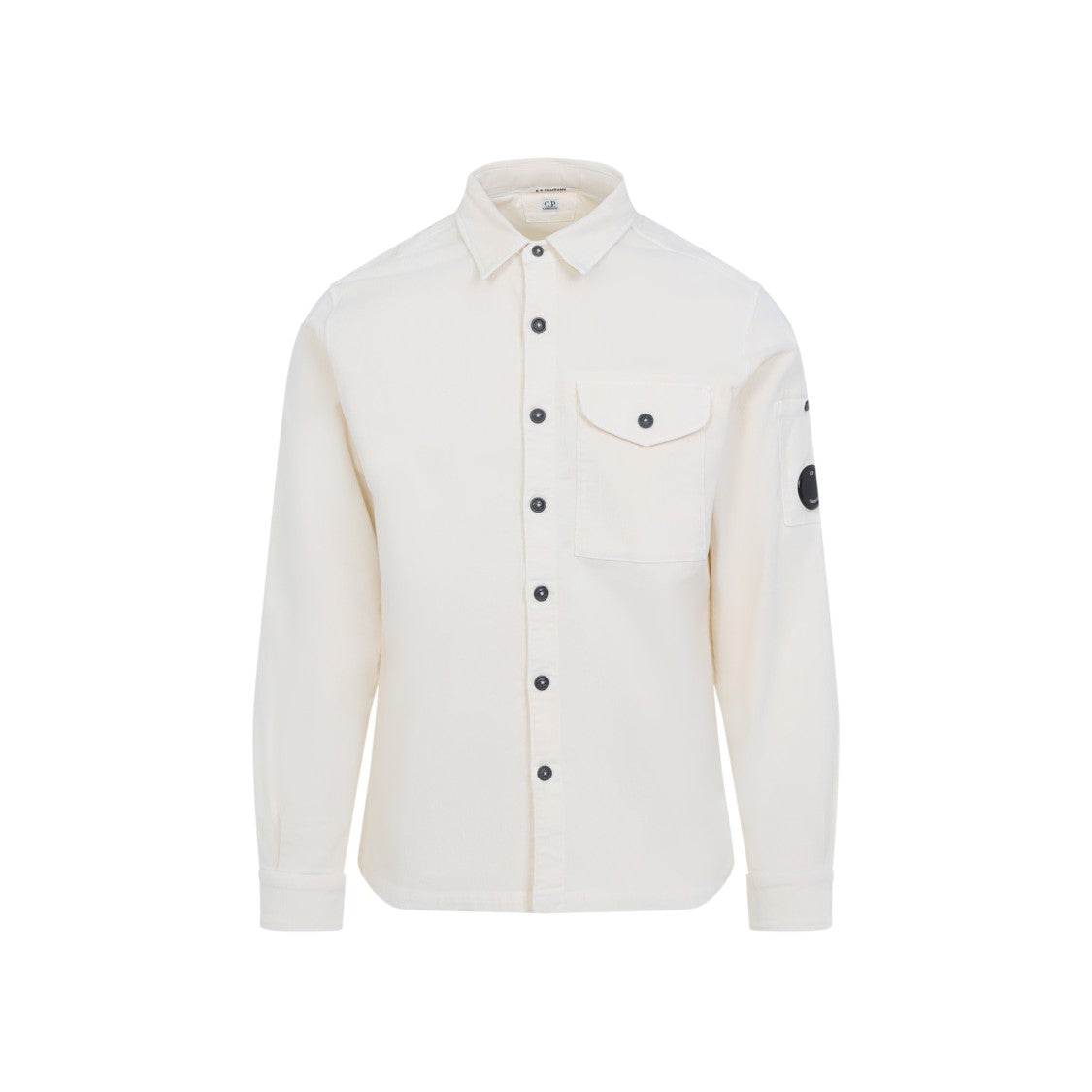 C.P. Company Ls Corduroy Light Beige Cotton Shirt