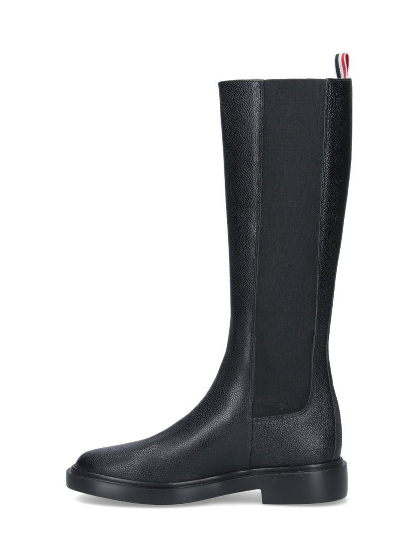 Thom Browne Slip-On Boots – Black
