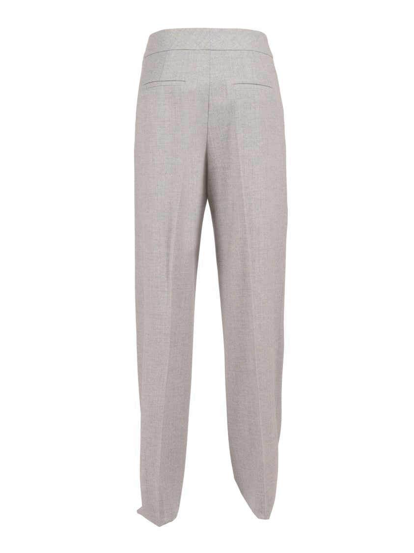 Peserico Tailored Straight-Leg Trousers With Textured Finish
