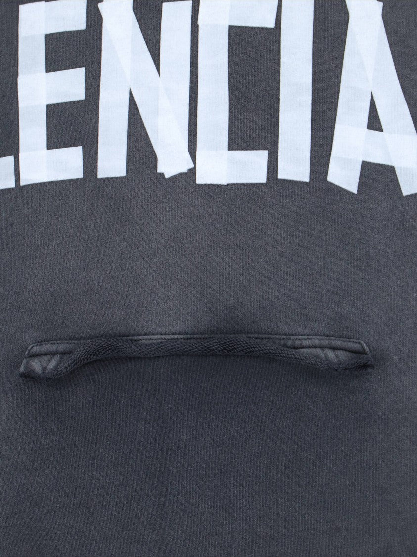 Balenciaga "Tape Type" Hoodie – Olive Green