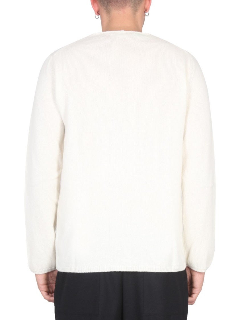 Comme Des Garçons Pixelated Graphic Wool Jersey