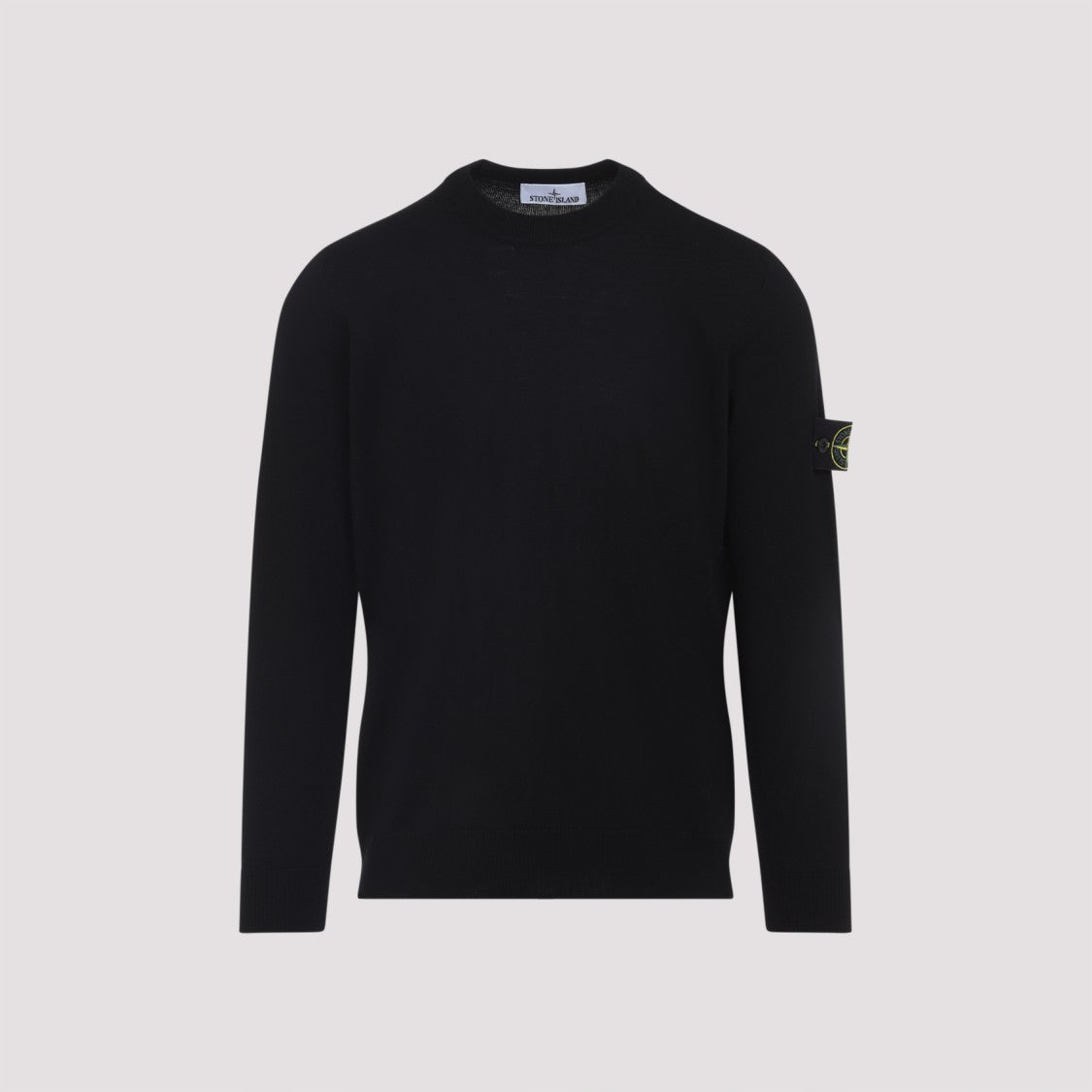 Stone Island Black Virgin Wool Sweater